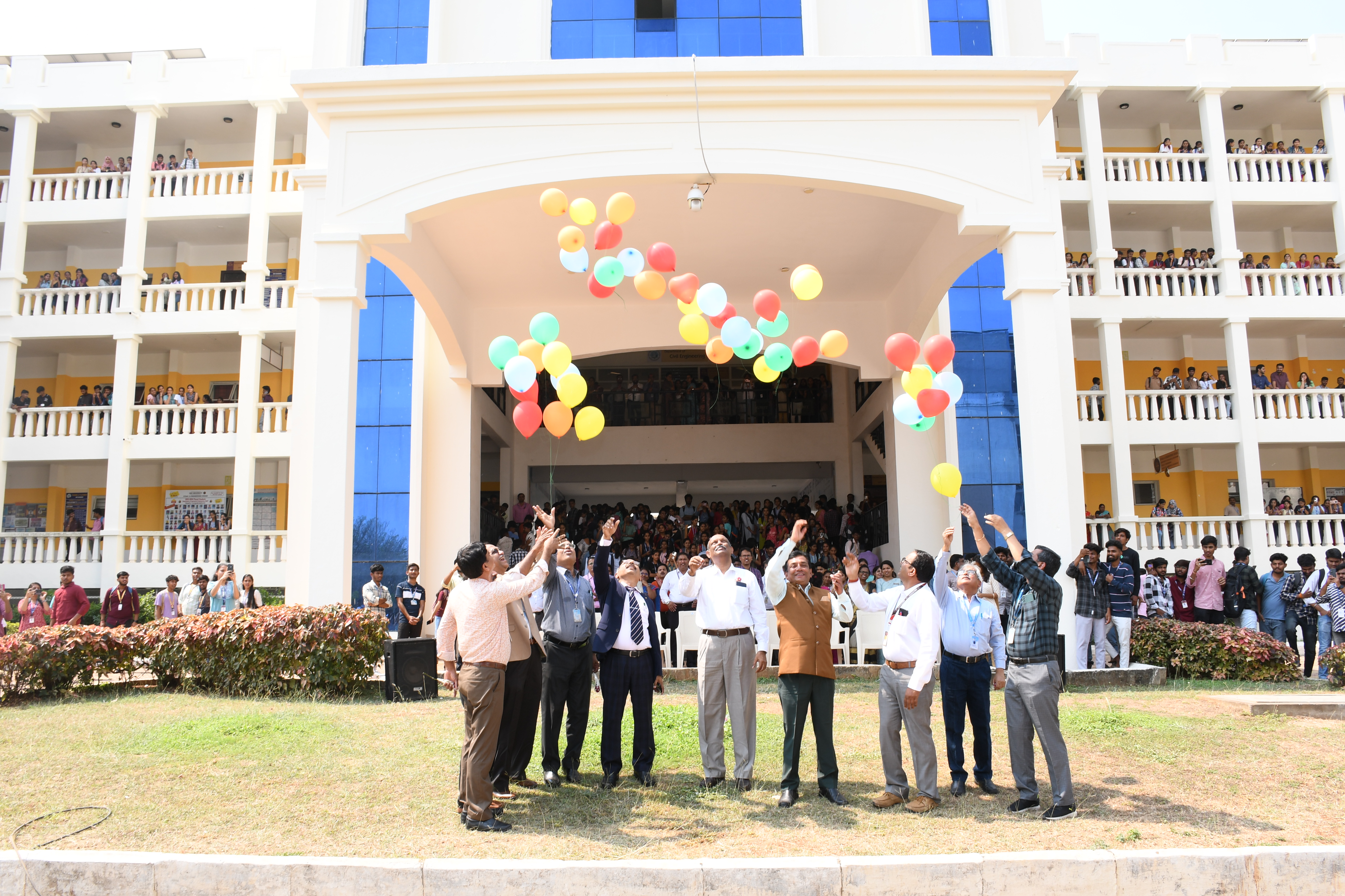 Balloon release celebration event